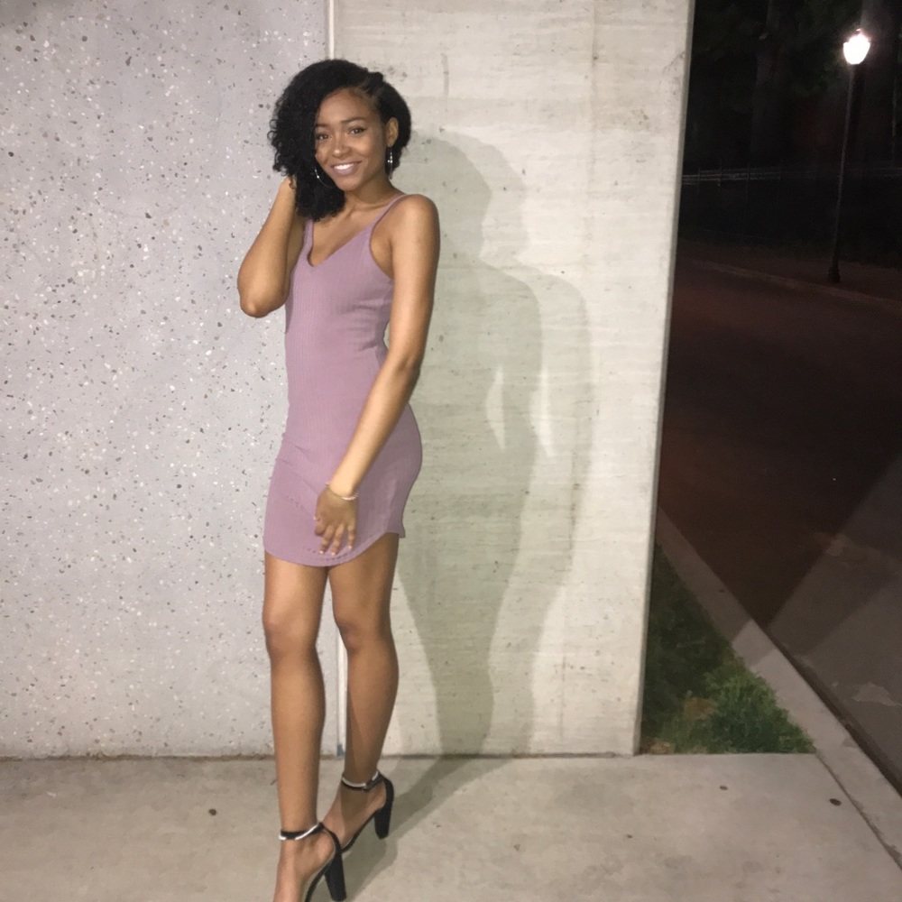 Mauve mini dress - Picture 1 of 4